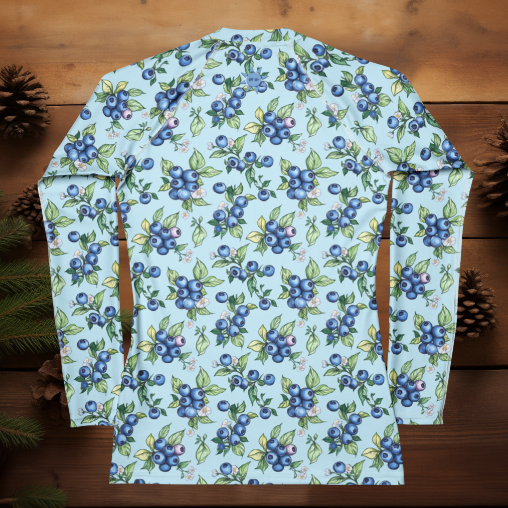 UV Blocking Sun Shirt - Blueberries