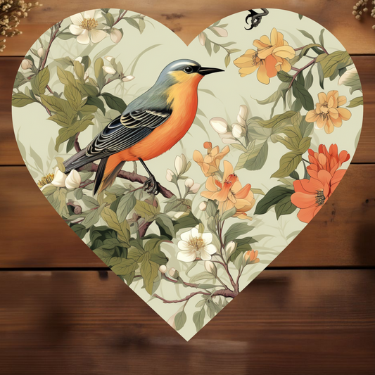 UV Blocking Sun Shirt - Botanical Birds