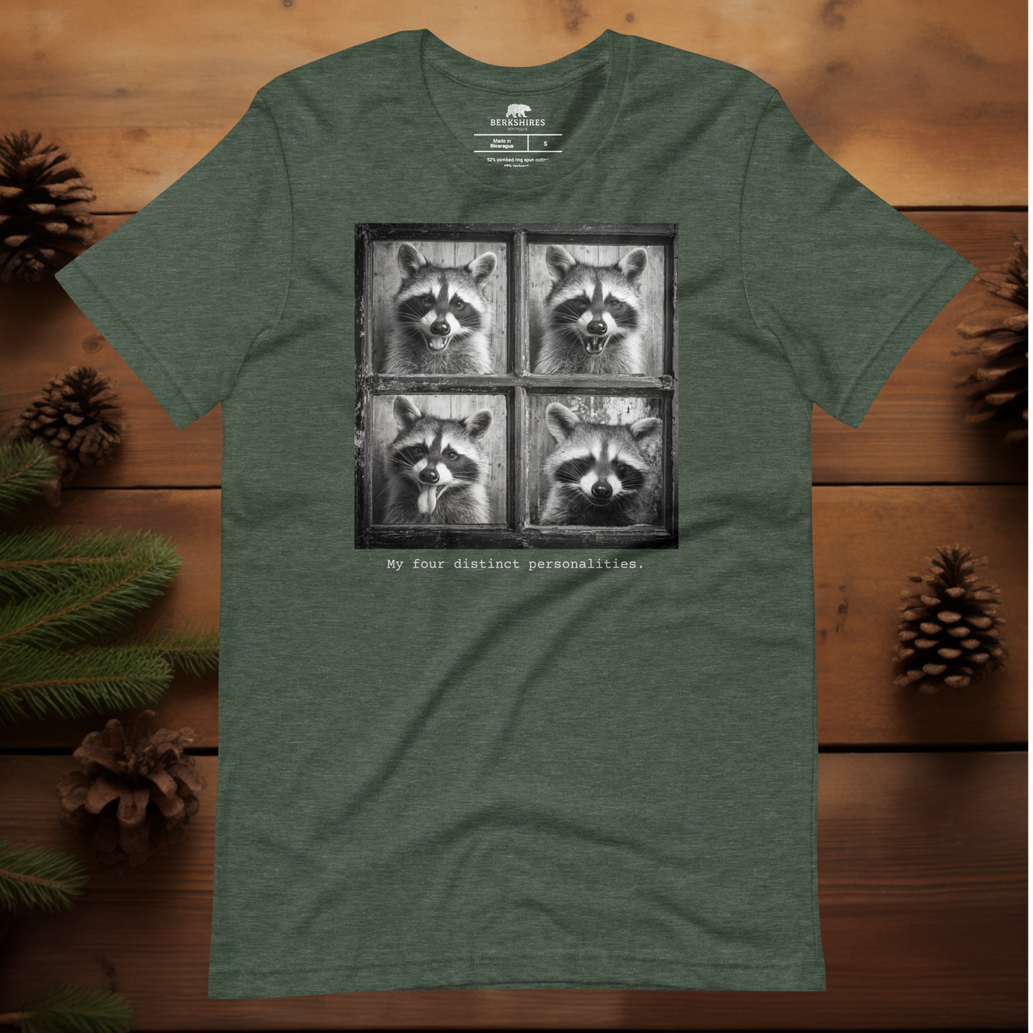 Four Personalities Raccoon