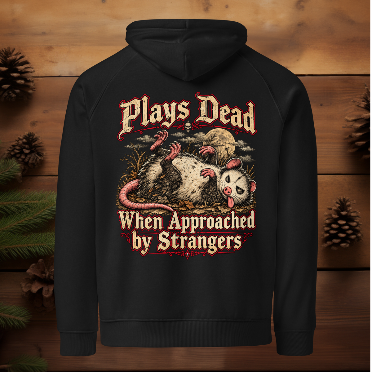 Plays Dead When Approached by Strangers (Opossum)