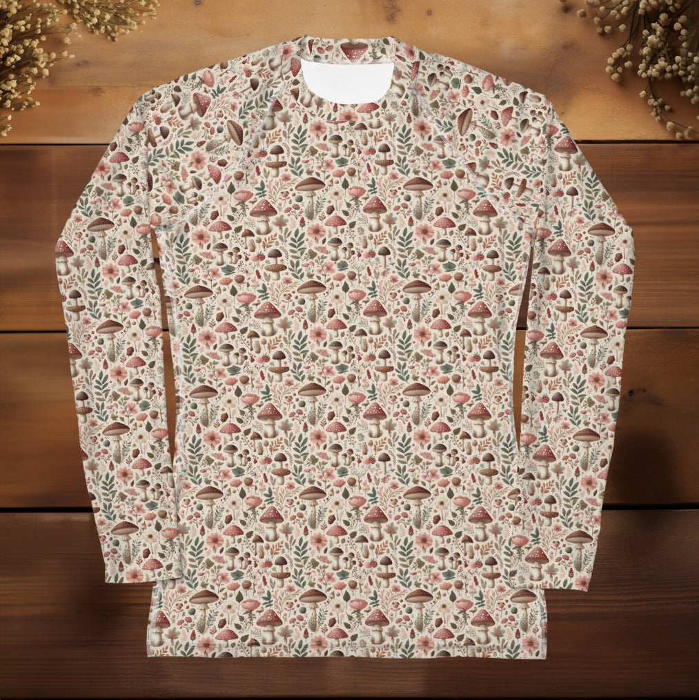 UV Blocking Sun Shirt - Mushroom Print