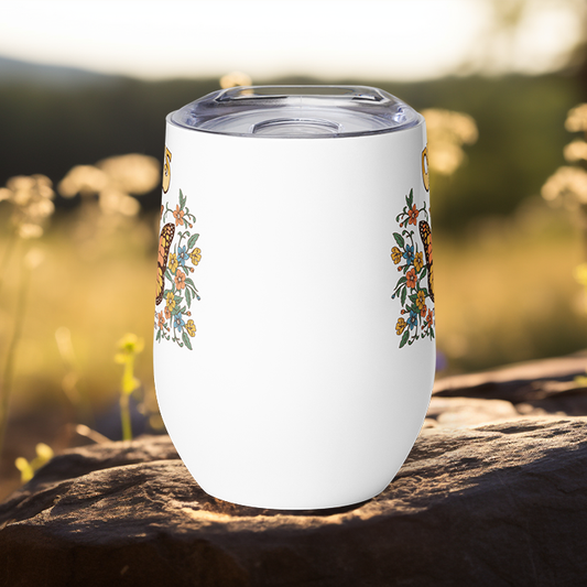 Otis Butterfly Wine Tumbler