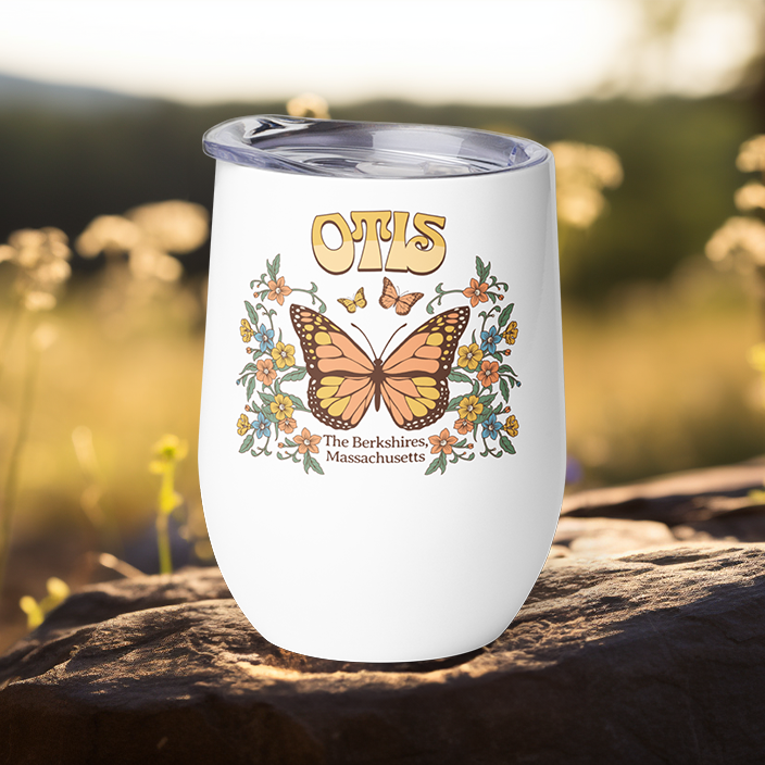 Otis Butterfly Wine Tumbler
