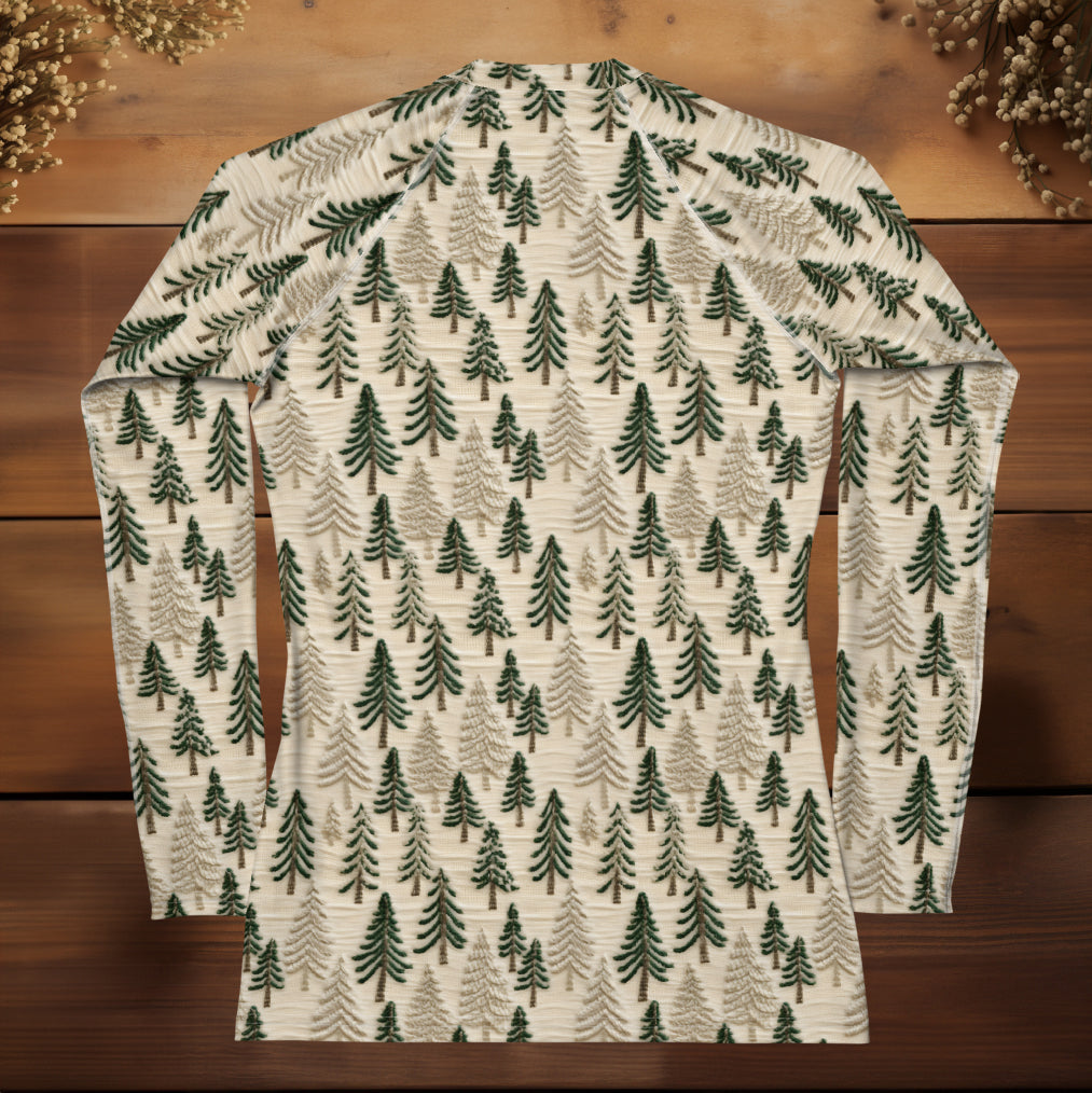 UV Blocking Sun Shirt - Pine Trees