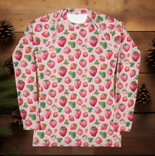 UV Blocking Sun Shirt - Strawberries