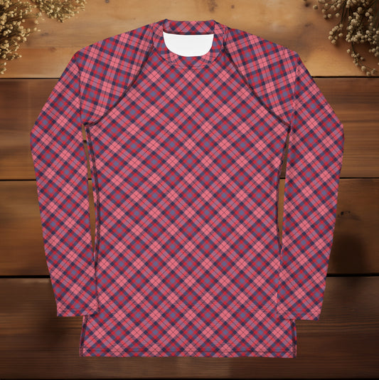 UV Blocking Sun Shirt - Berry Plaid