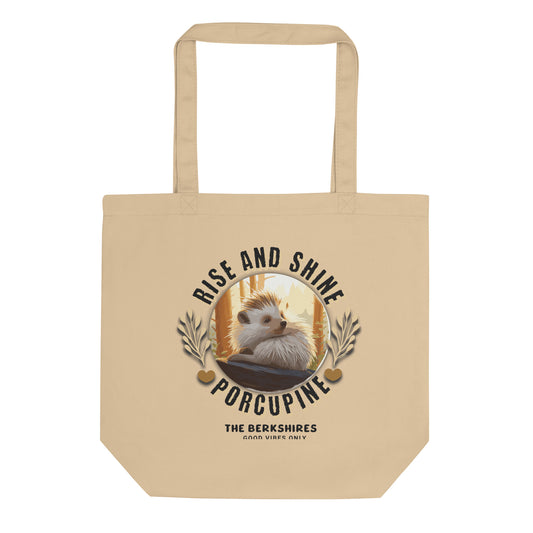 Rise and Shine Porcupine Eco Tote Bag
