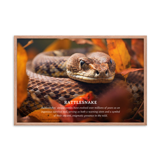 Wall Art: 'Rattlesnake' Framed Poster