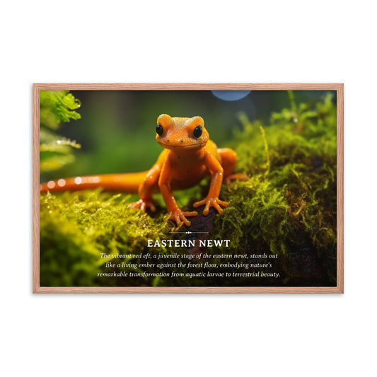 Wall Art: 'Eastern Newt' Framed Poster