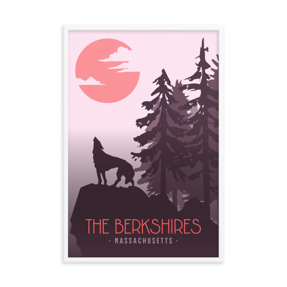 Wall Art: 'Coyote on the Mountain' Framed Poster