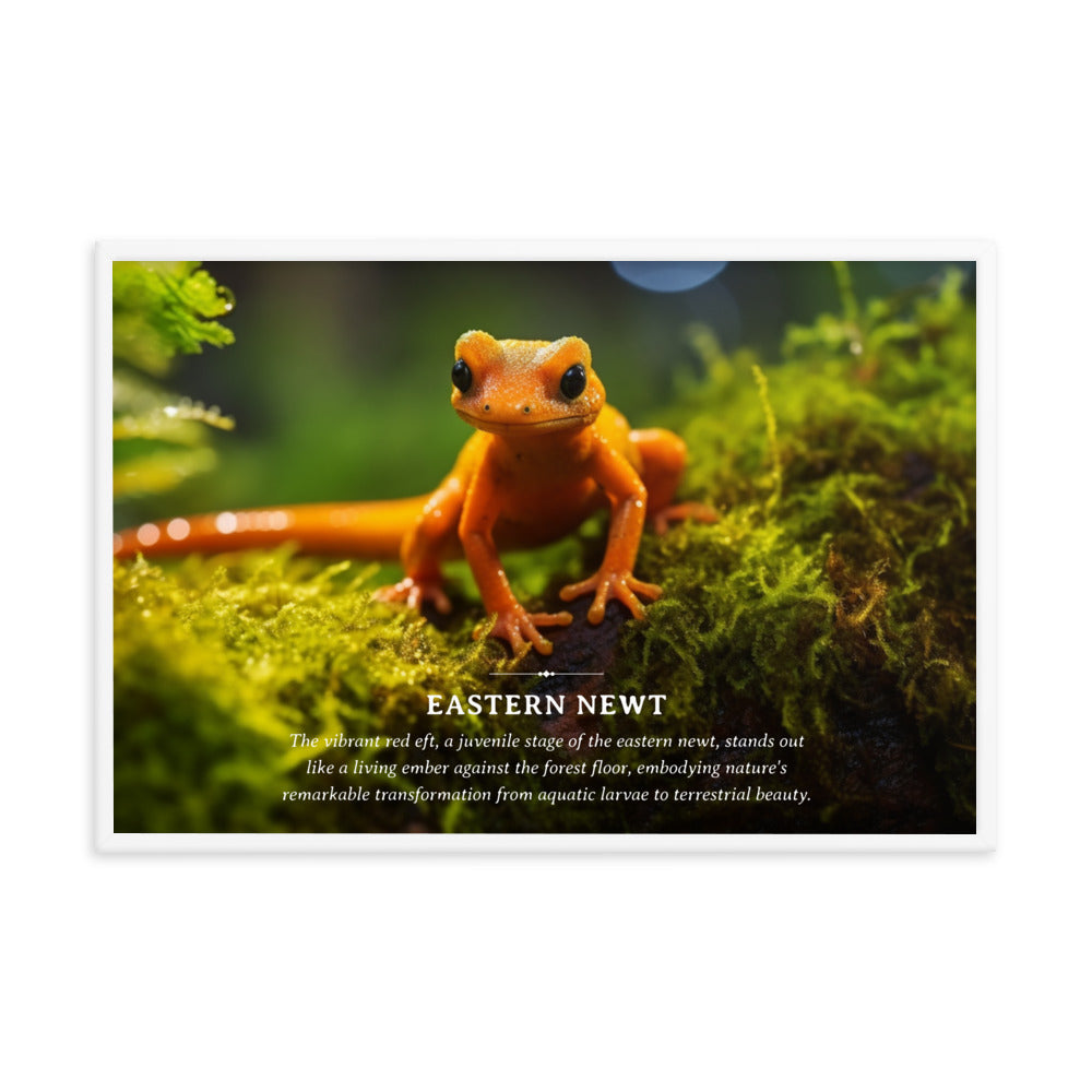 Wall Art: 'Eastern Newt' Framed Poster