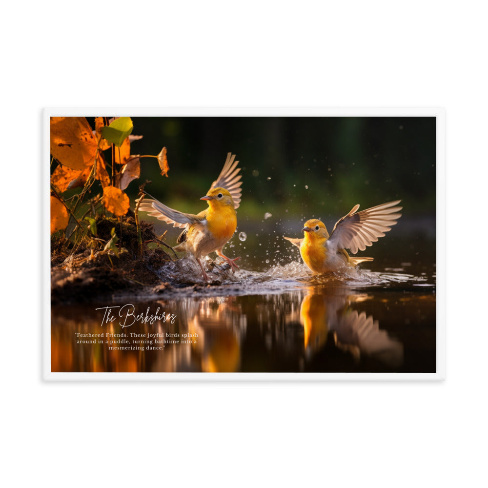 Wall Art: 'Feathered Friends' Framed Poster