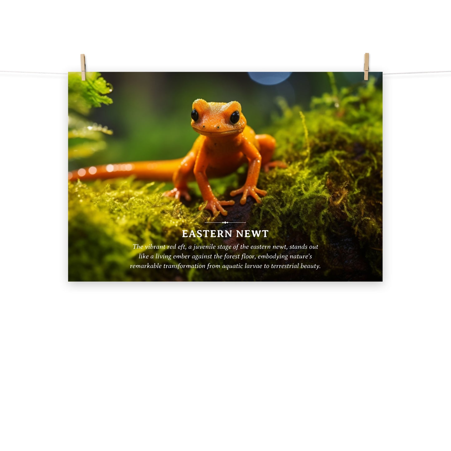 Wall Art: 'Eastern Newt' Poster
