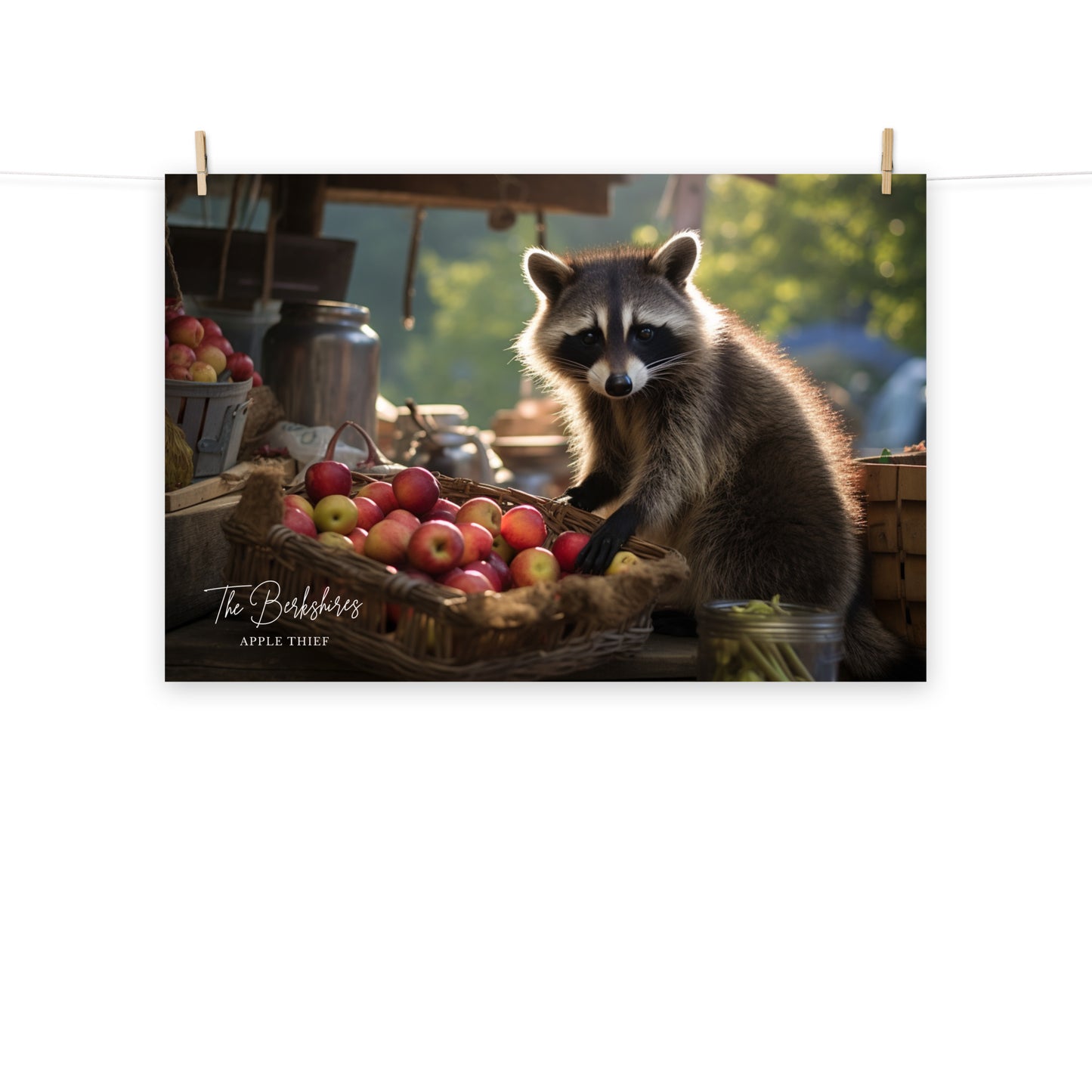 Wall Art: 'Berkshires Apple Thief' Poster