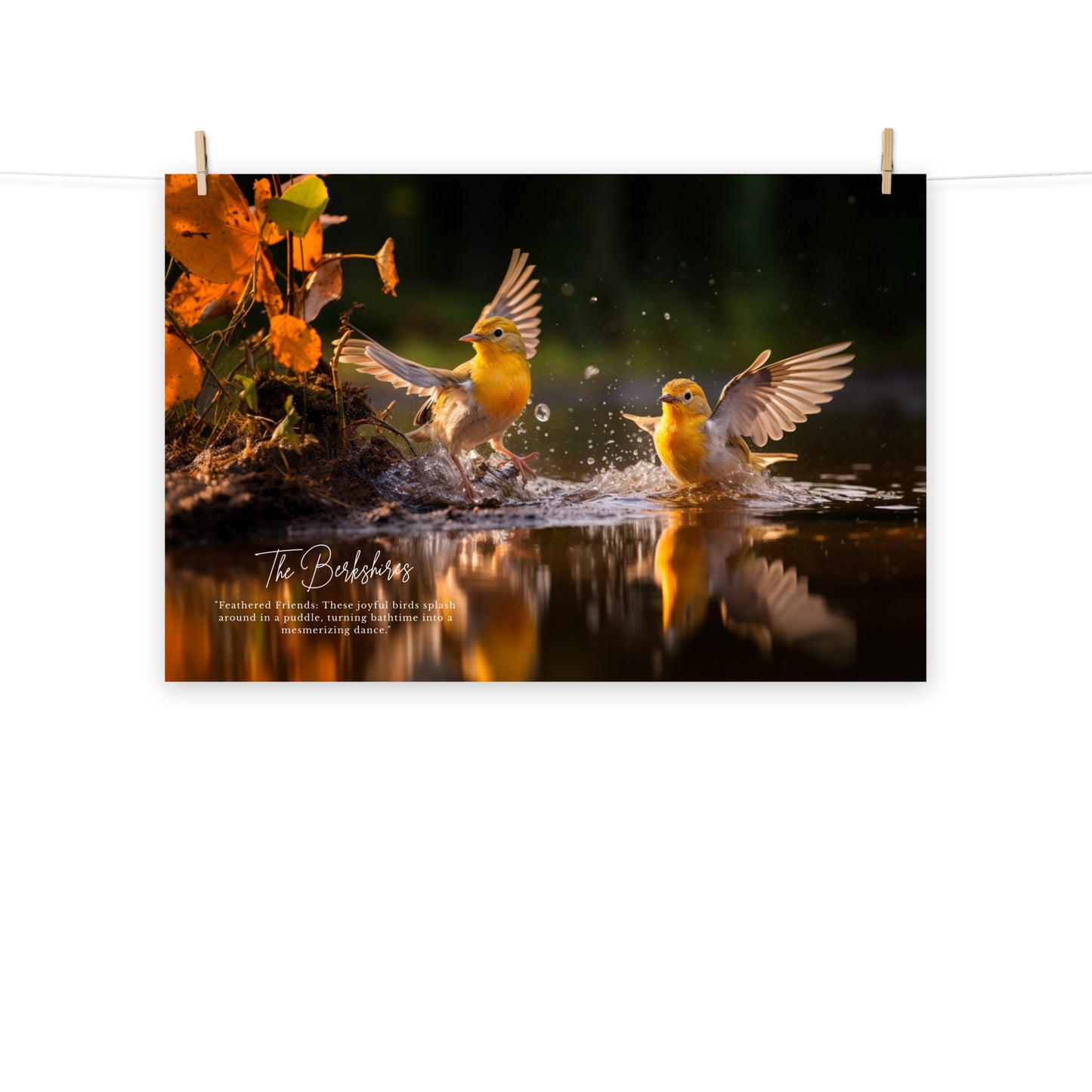 Wall Art: 'Feathered Friends' Poster