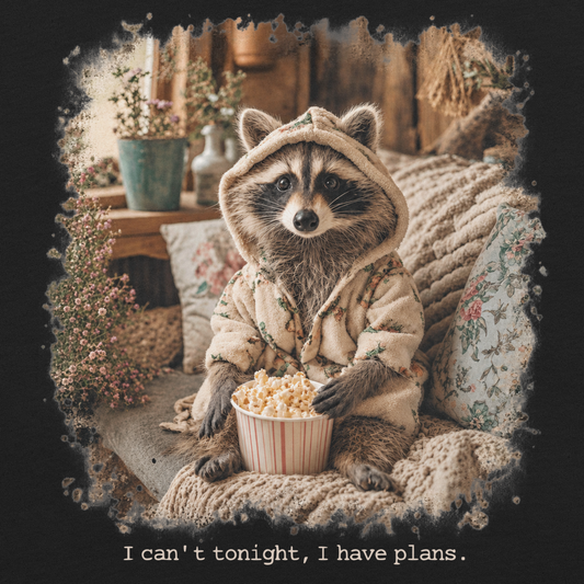 I Can't Tonight, I Have Plans Raccoon