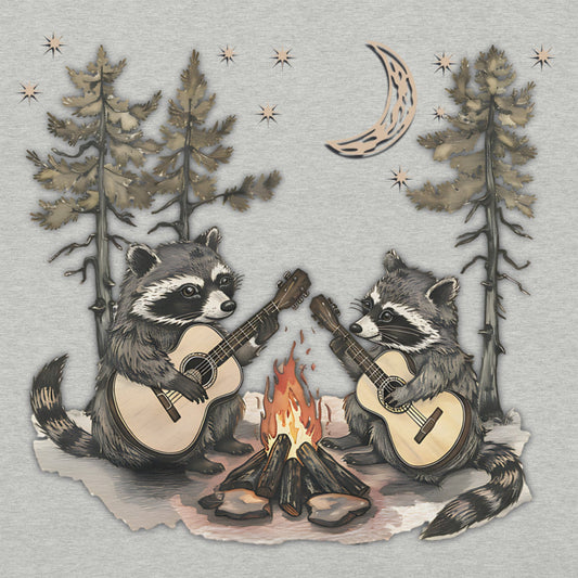 Raccoons Playing Guitar