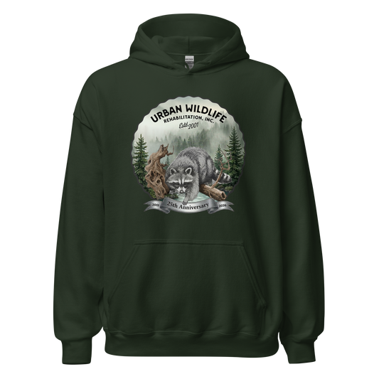 Urban Wildlife Rehabilitation 25th Anniversary Unisex Hoodie