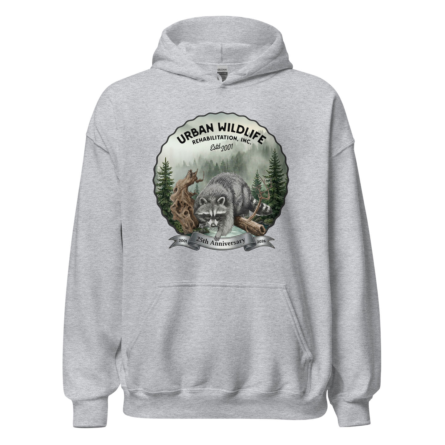Urban Wildlife Rehabilitation 25th Anniversary Unisex Hoodie