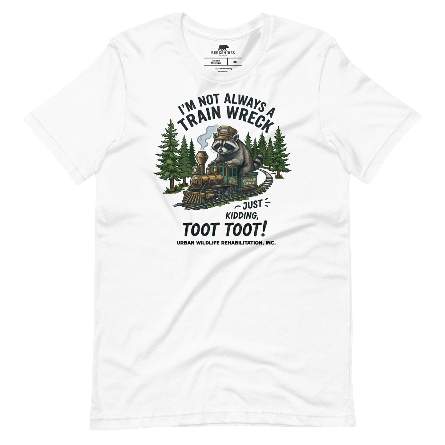 Raccoon Train-Wreck | Unisex Lightweight