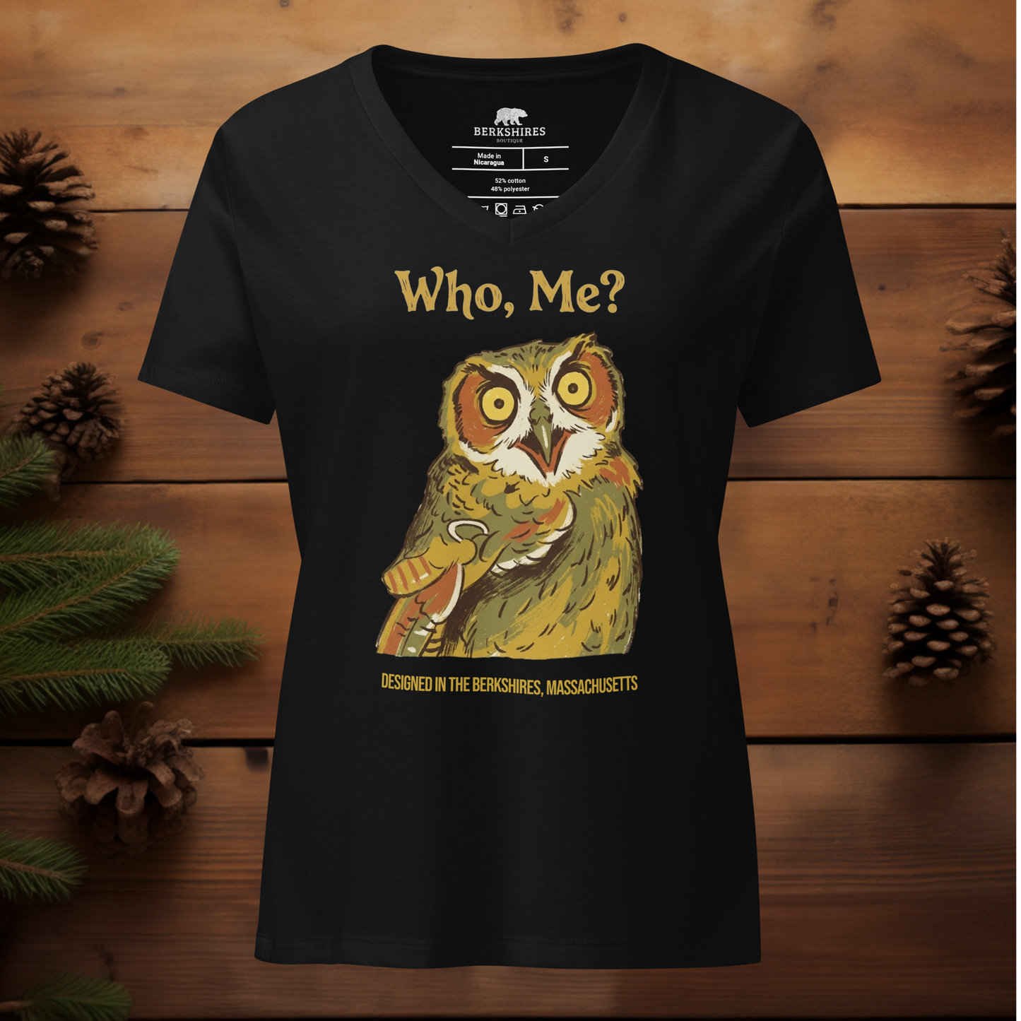 Who Me? Owl | Women's V-Neck