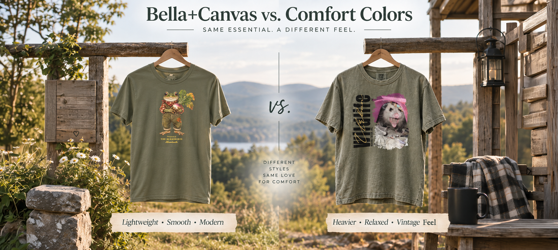 Bella+Canvas vs. Comfort Colors: Which Tee Is Right for You?
