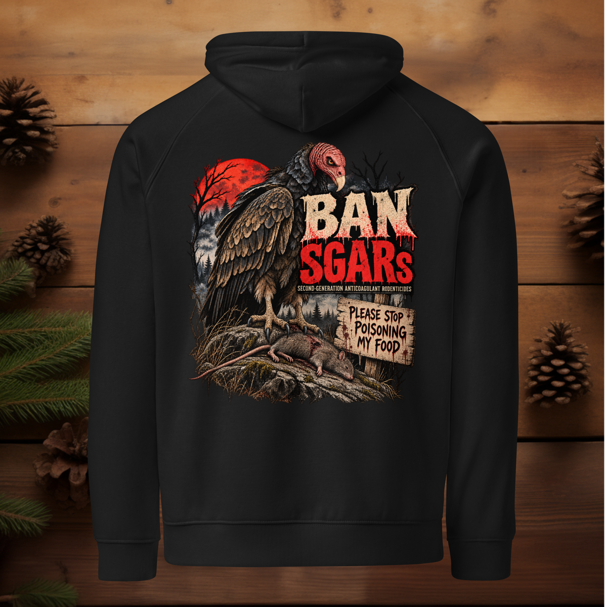 Ban SGARS Vulture | Unisex eco raglan hoodie