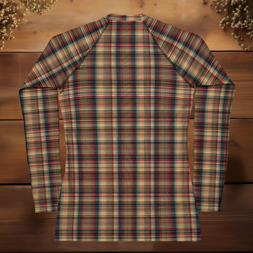 UV Blocking Garden Shirt - Earthy Plaid