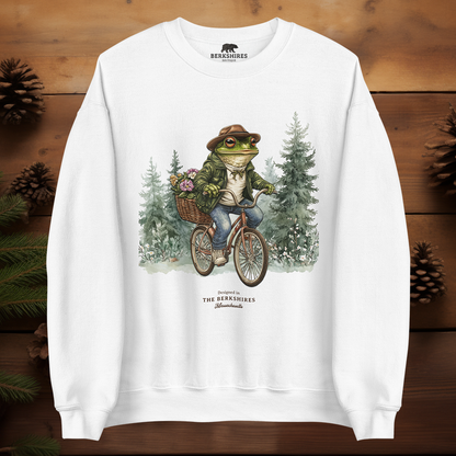 Frog on Bike Sweatshirt