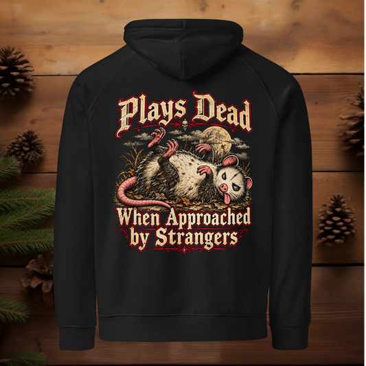 Plays Dead When Approached by Strangers (Opossum)