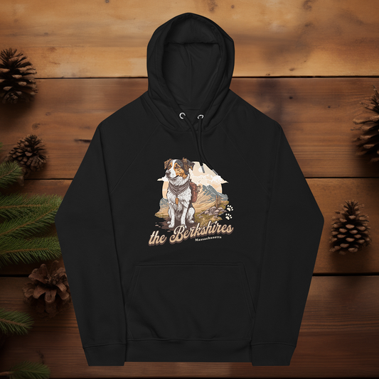 Hiking Dog Unisex Hoodie