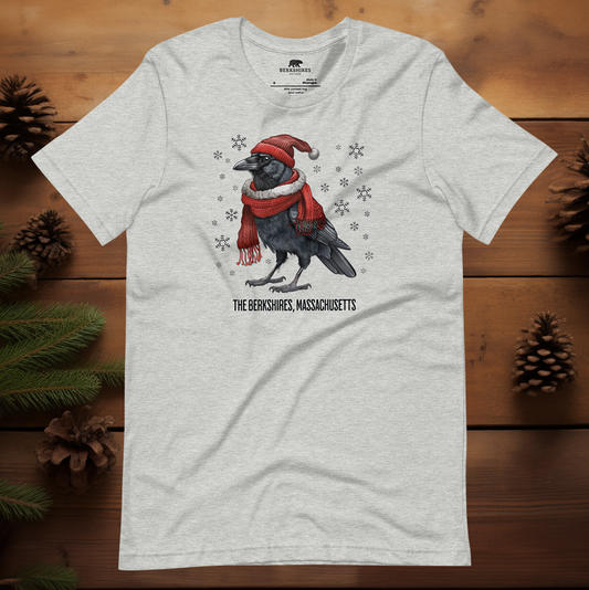 Holiday Crow, Red Scarf