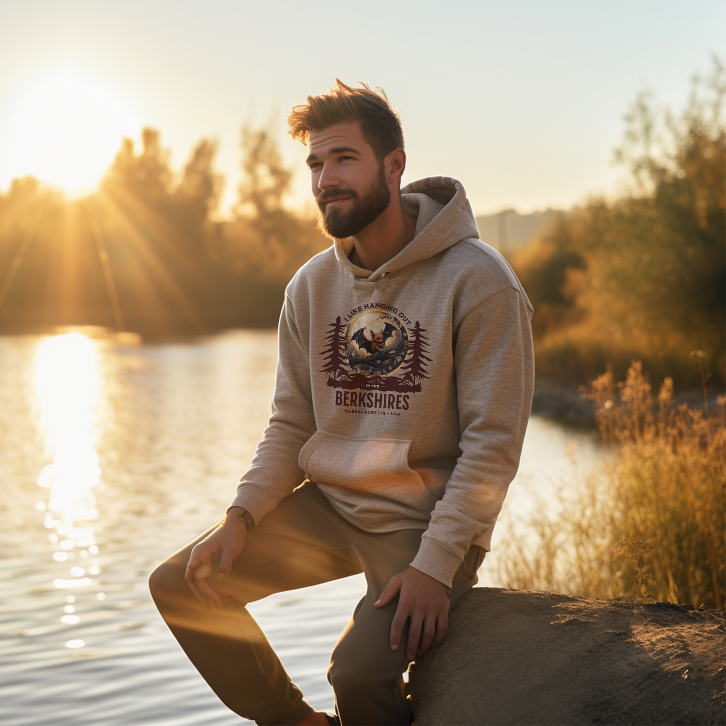 I Like Hanging Out in the Berkshires / Unisex Hoodie