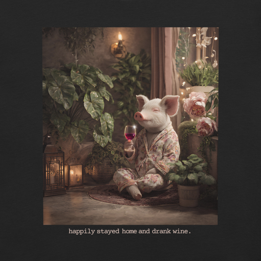 This Little Piggy Stayed Home and Happily Drank Wine