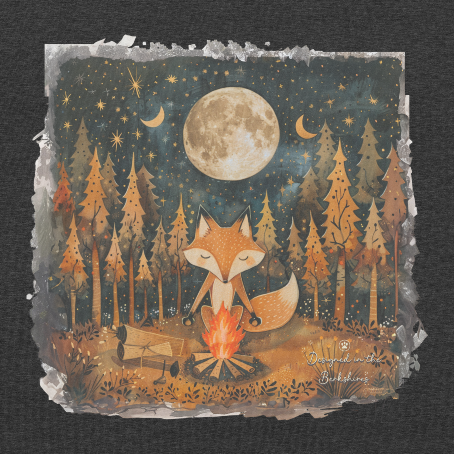 "Meditating Fox" Tee