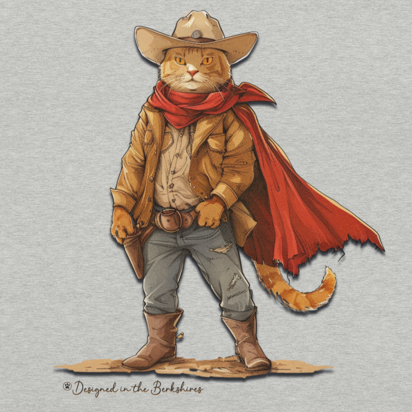 Orange Cat, the Outlaw - Tee