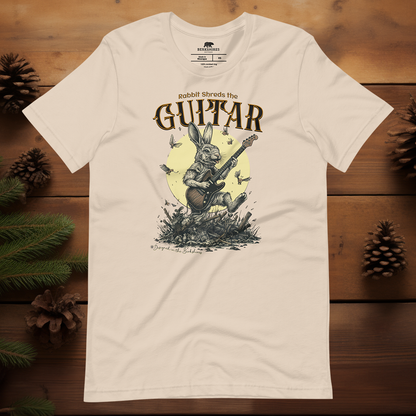 "Rabbit Shreds Guitar" Tee