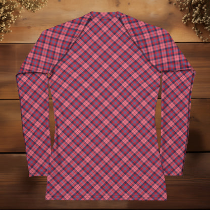 UV Blocking Sun Shirt - Berry Plaid