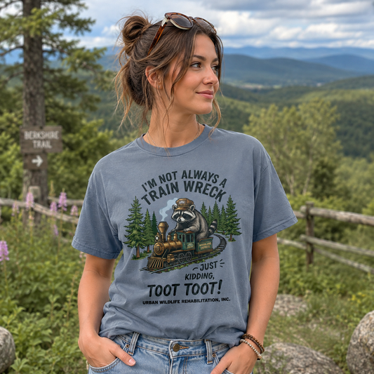 Raccoon Train-Wreck | Garment-Dyed Heavyweight