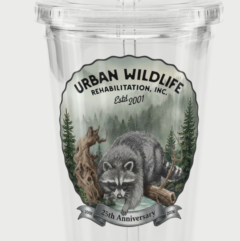 Clear plastic tumbler