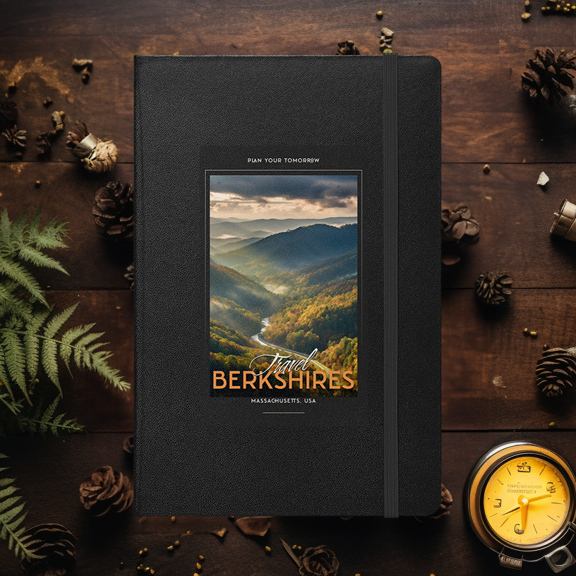 Hardcover Bound Notebook - "Travel, Berkshires"