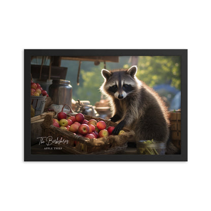 Wall Art: 'Berkshires Apple Thief' Framed Poster