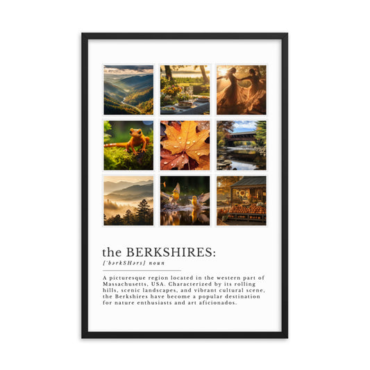 Wall Art: 'The Berkshires by Definition' Framed Poster