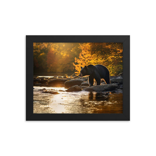 wall art bear Framed poster - excluded from sales channel