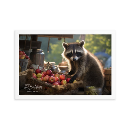 Wall Art: 'Berkshires Apple Thief' Framed Poster