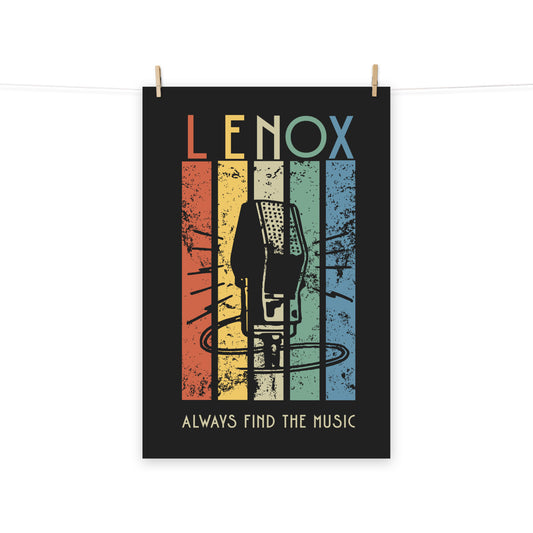 Lenox Music Poster