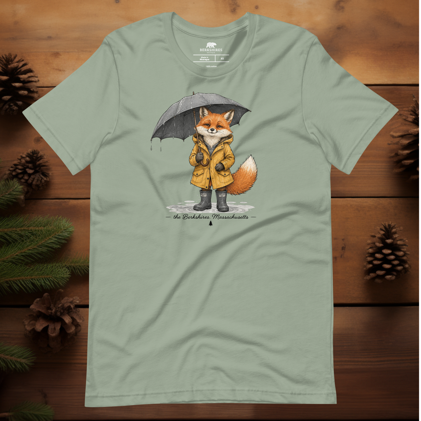 Fox in the Rain | Lightweight Tee