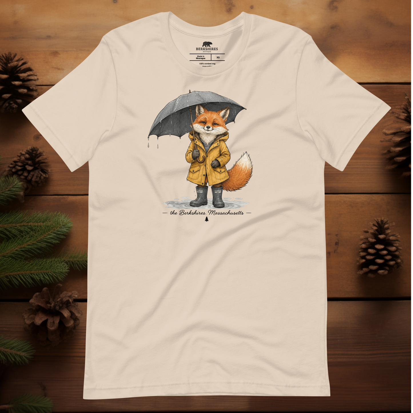 Fox in the Rain | Lightweight Tee