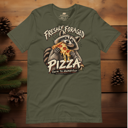 Raccoon with Pizza