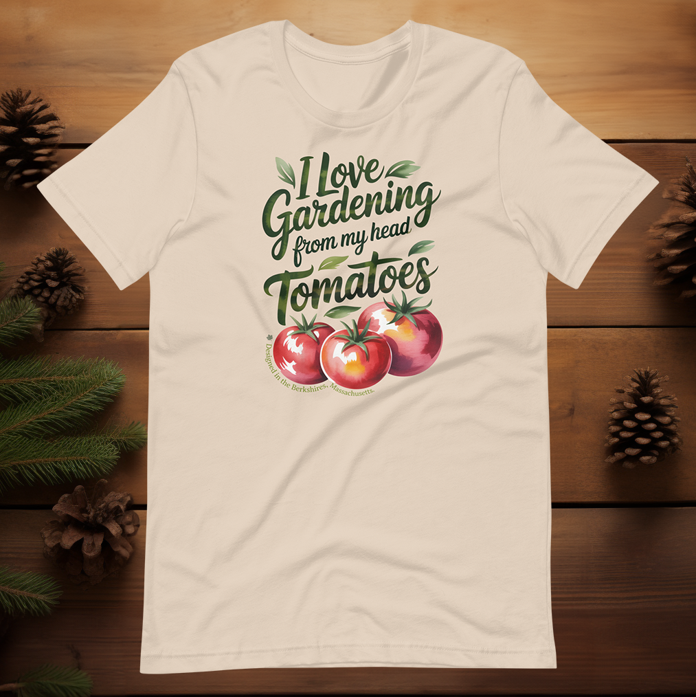 I Love Gardening, From My Head Tomatoes (Light Colors)